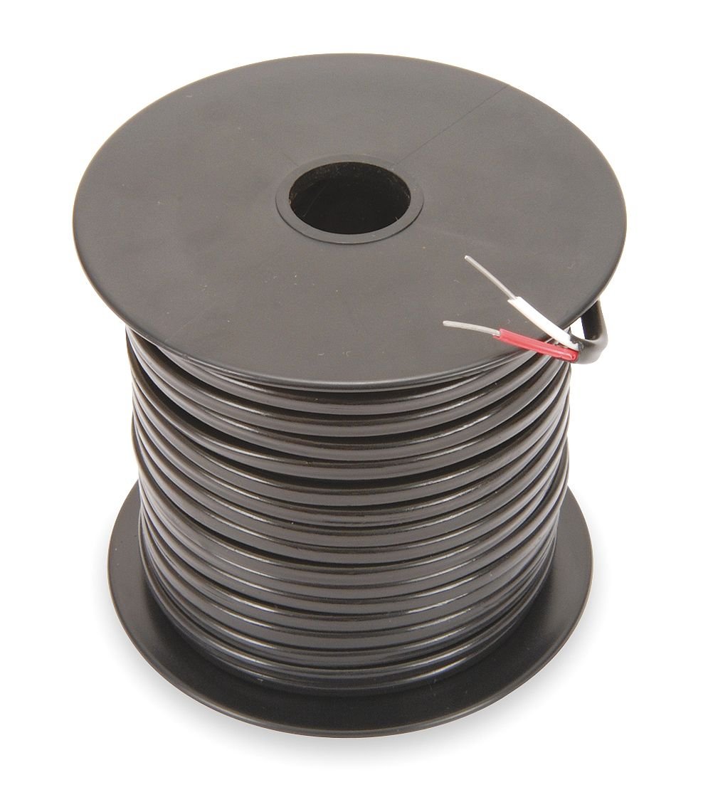 TCWR-1017 J Type Thermocouple Extension Wire - 20 AWG Stranded, 100 Feet for Industrial Temperature Measurement & HVAC Systems