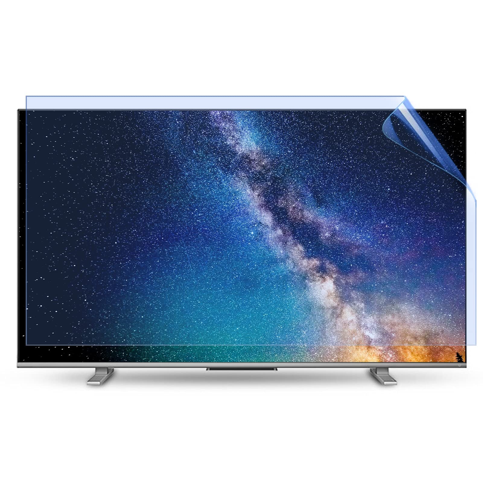 42/43 Inch Anti UV TV Screen Protector - Blue Light Blocking, Anti Glare, Anti Scratch & Fingerprint Resistant Film (942x529mm) for Eye Protection & Enhanced Viewing Experience | Perfect for Living Rooms & Home Theaters