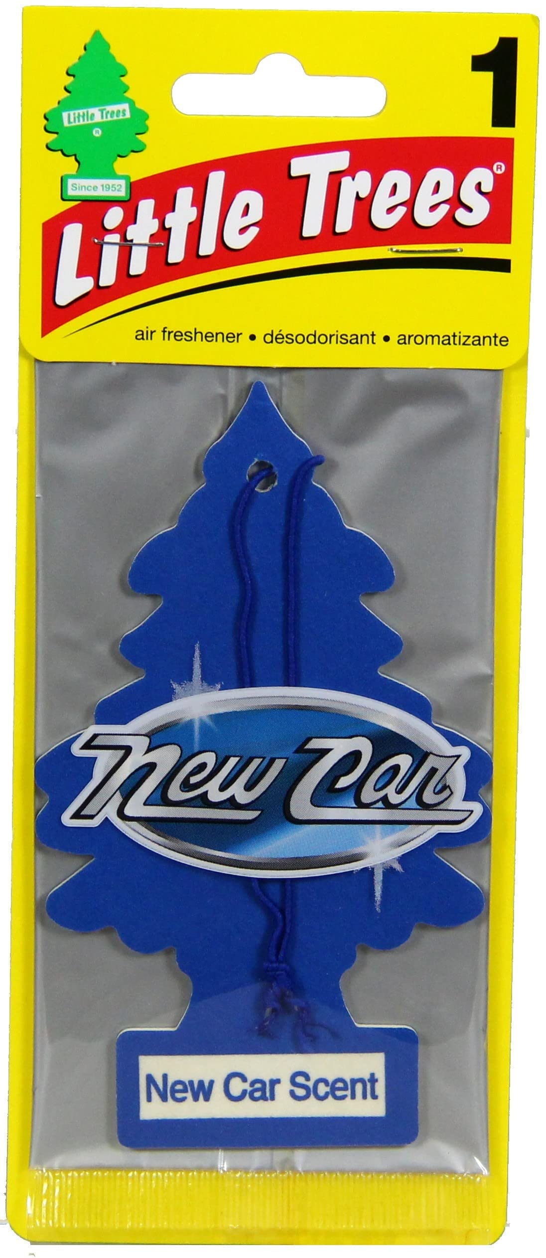 LITTLE TREES Car Air Freshener - 2 Pack Hanging Paper Tree for Home & Car | New Car Scent | Eliminate Odors in Vehicles, Offices & Small Spaces
