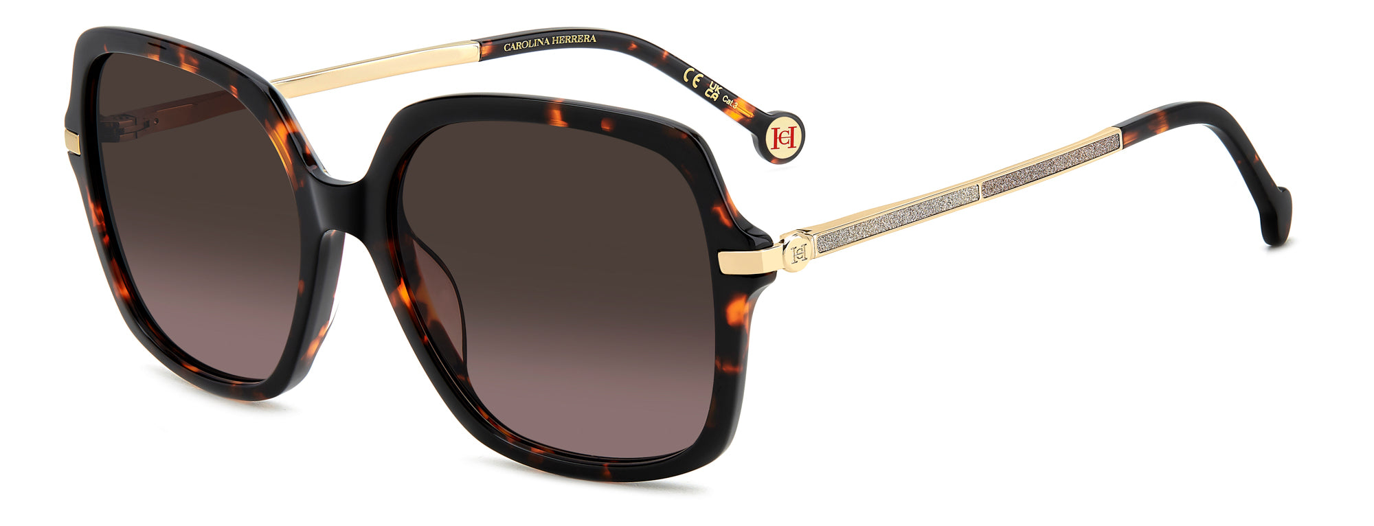 Carolina Herrera HER 0285/G/S Women's Luxury Sunglasses - UV Protection & Polarized Lenses for Driving, Beach & Outdoor Fashion