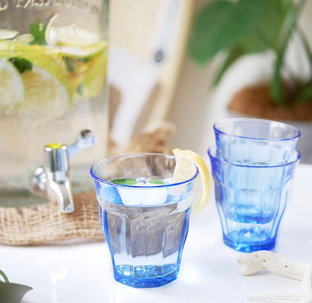 Duralex Le Picardie® 8.3 oz Glass Tumbler - Shatterproof & Stackable Drinking Glasses for Water, Juice, Coffee - Perfect for Home, Restaurant, and Outdoor Use