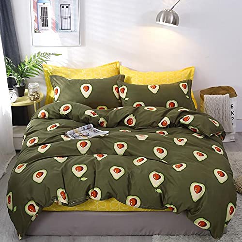 YHWW Summer Quilt Set - 5 Sizes Classic Bedding Set with 4 Pieces & AB Side Design (200cm x 180cm) | Lightweight Breathable Comforter Cover for Guest Room, Vacation Home & Seasonal Bedding