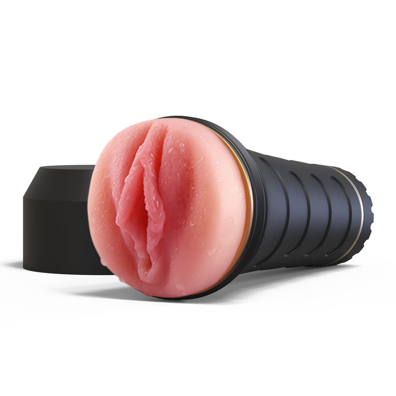 Realistic Male Masturbator Cup - Textured Pocket Vagina Stroker for Men | Adult Sex Toy for Enhanced Pleasure & Solo Play | Discreet & Easy to Clean Design for Home Use