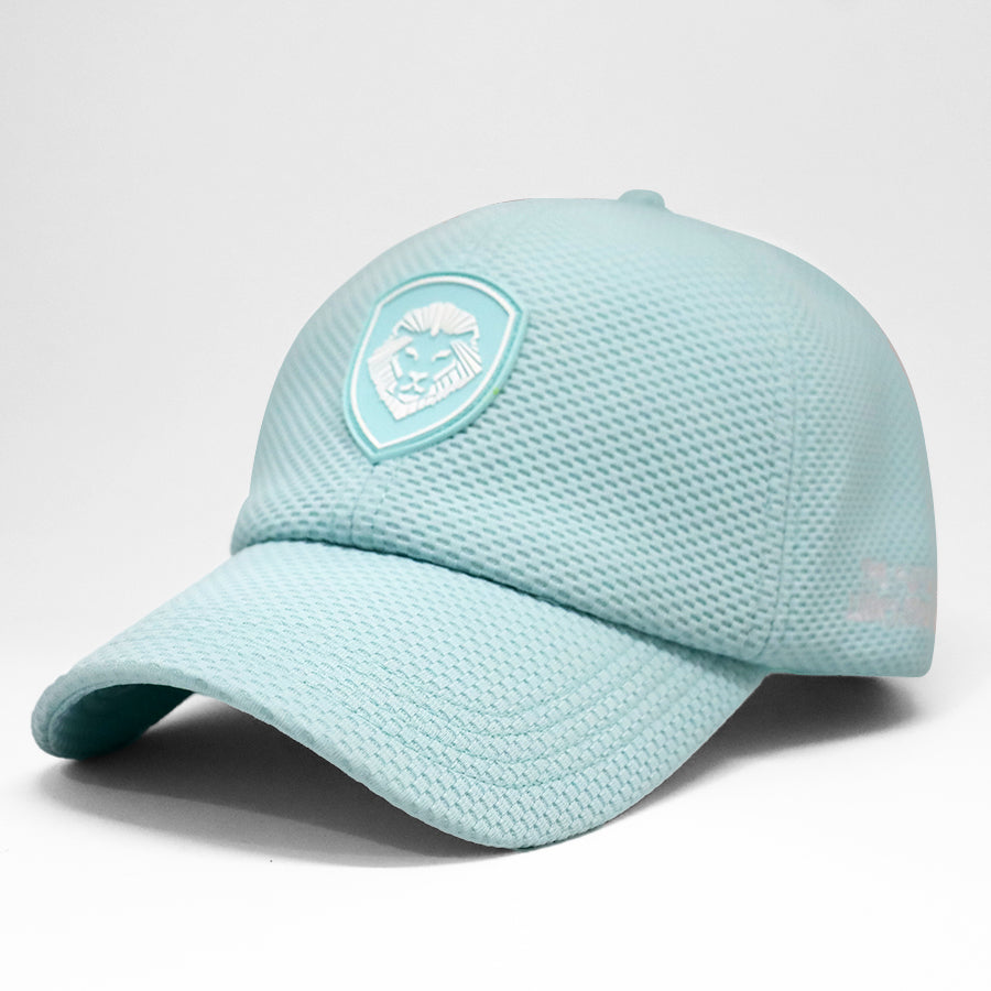 VT Shield Future Looks Bright Turquoise Performance Hat with Velcro Closure - Perfect for Running, Hiking & Outdoor Sports