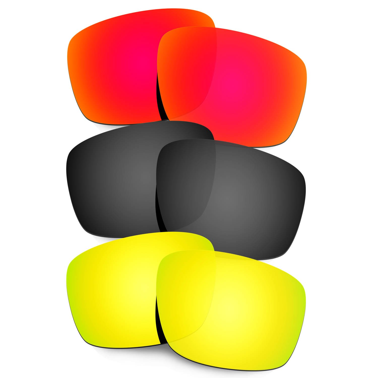 HKUCO Replacement Lenses for Oakley Mainlink Sunglasses - Polarized Interchangeable Lens Set for Men - Perfect for Running, Cycling & Outdoor Sports