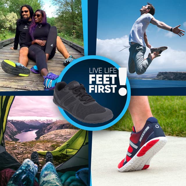 Xero Shoes Men's HFS II Barefoot Running Shoes - Lightweight & Flexible for Natural Movement - Perfect for Trail Running, Gym Workouts & Everyday Wear