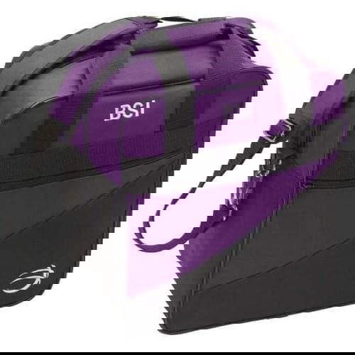 BSI Solar III Single Tote Bowling Bag - Purple & Black | Lightweight & Durable Bowling Accessory for League Play & Practice Sessions