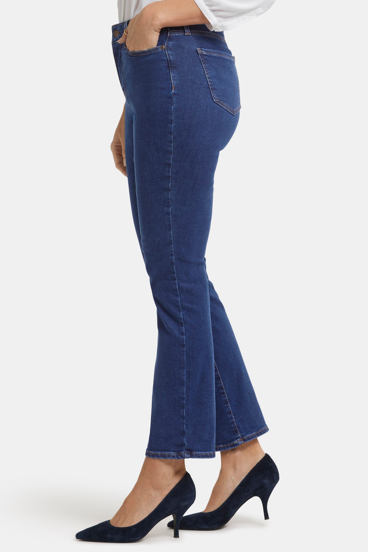 Ellison Straight Jeans for Women - High Waist Slim Fit Denim Pants - Comfortable Stretch Jeans for Casual Wear & Office Outfits