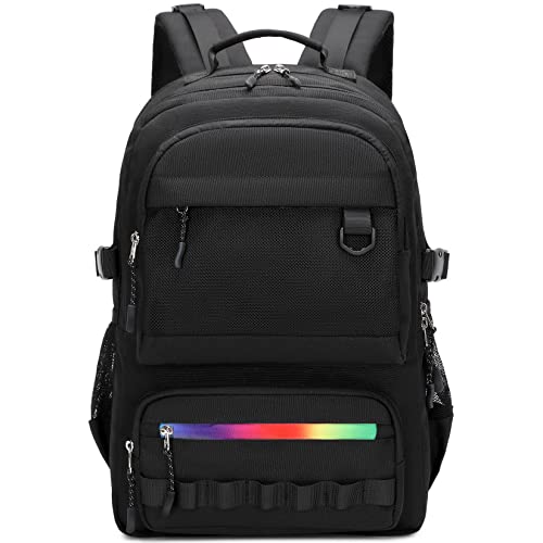 Rainbow Zipper-black