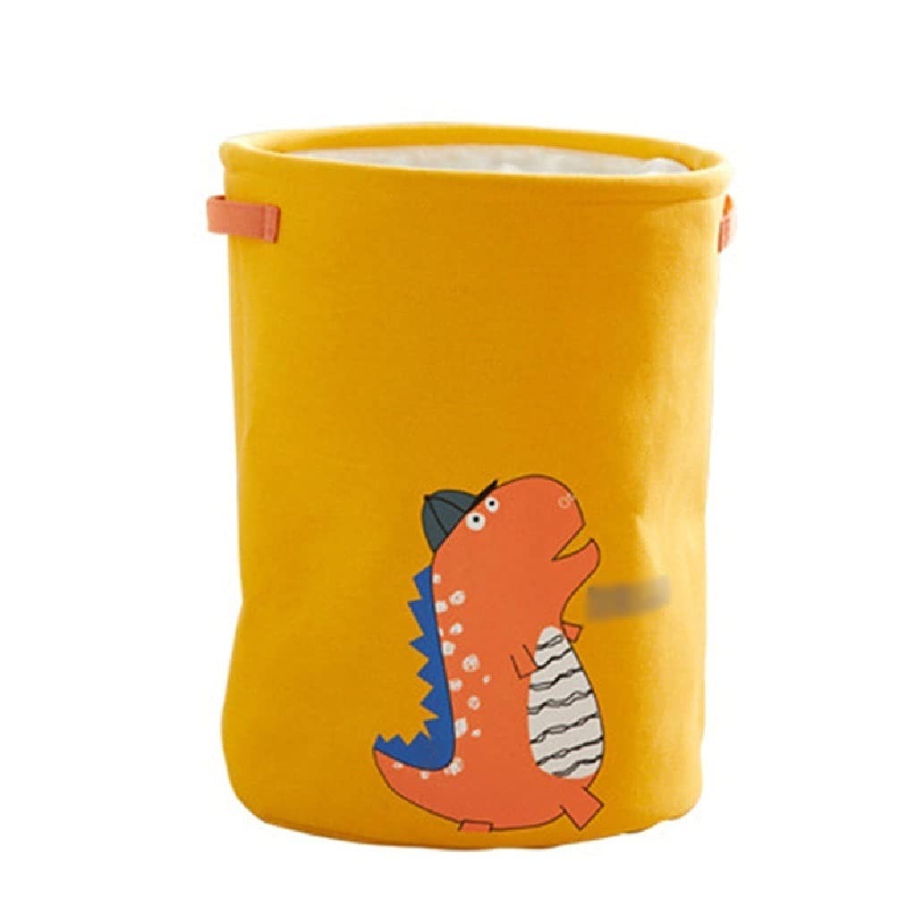 Foldable Waterproof Laundry Hamper - Portable Dirty Clothes Storage Organizer for Home, Travel & Camping - Ideal for Clothes, Toys & Household Items (Orange, One Size)