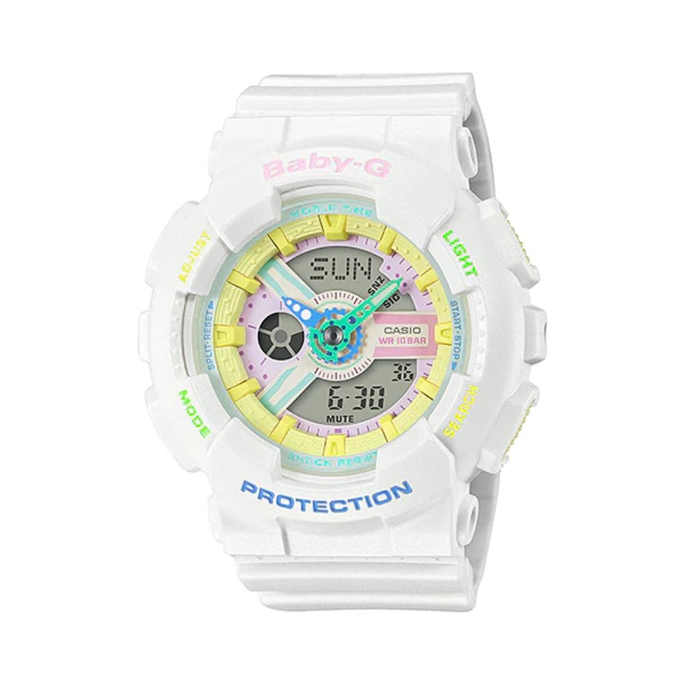 CASIO BABY-G BA-110TM-7ADR Women's Digital Sport Watch - Shock Resistant, Water Resistant, LED Light - Perfect for Running, Swimming, Outdoor Adventures
