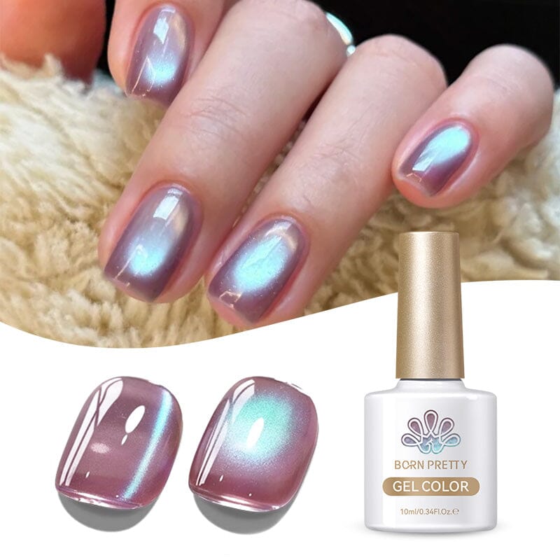MY46 Hyacinth Cat Magnetic Gel Polish - 10ml Nail Art Kit for Salon & Home Manicure - Long-Lasting UV/LED Nail Polish with Magnetic Effect