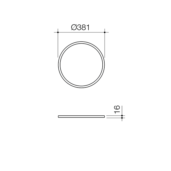 Caroma Liano II 400mm Round Inset Bathroom Sink - Matte White Porcelain - Perfect for Modern Vanities & Small Bathroom Designs