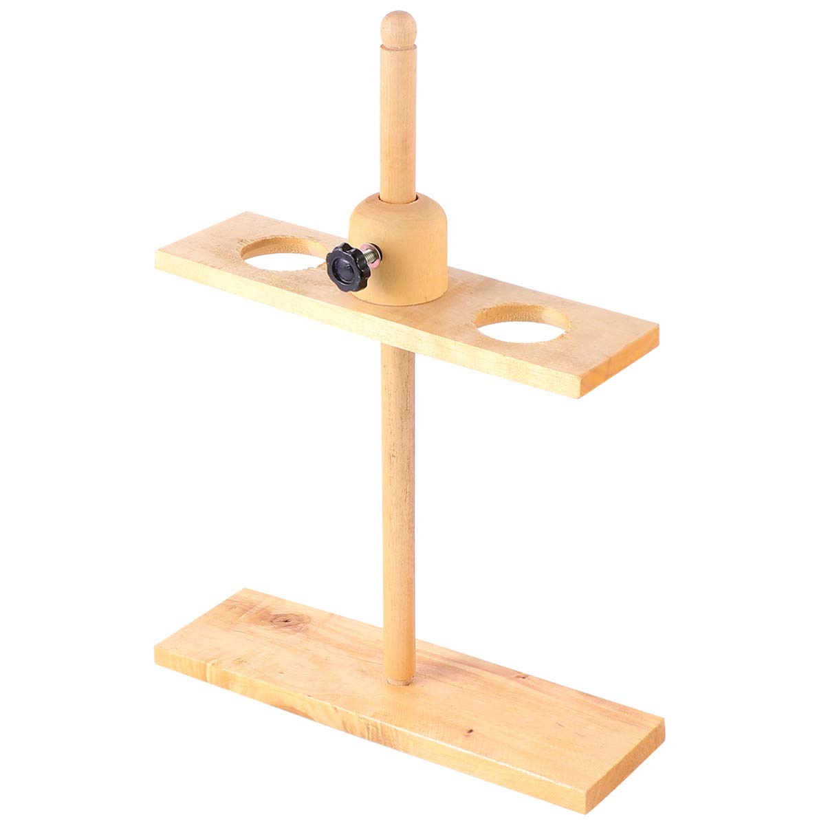 Portable Wooden Laboratory Funnel Stand - Dual Hole Chemistry Funnel Holder for Lab & Home Use | Perfect for Science Experiments, DIY Projects & Organized Storage