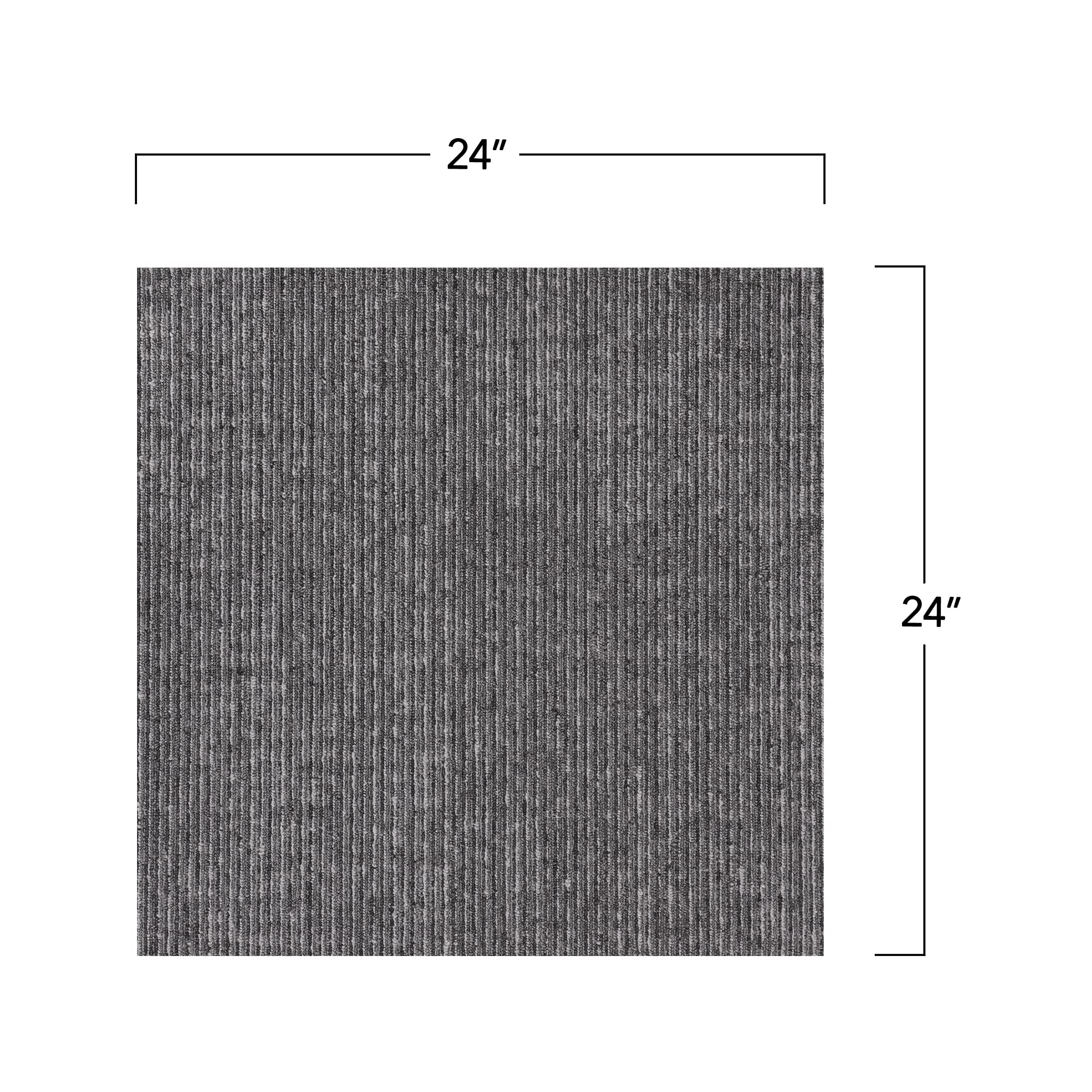 Mohawk Advance 24x24 Inch Berber Loop Pile Carpet Tiles - 0.09