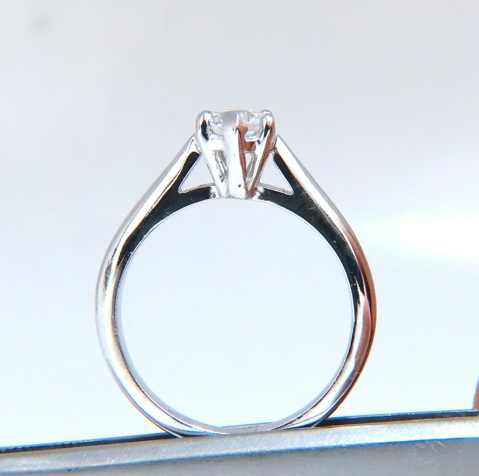 GIA Certified .55ct Heart Cut Diamond Solitaire Ring in Platinum (D/VS) – Elegant Engagement Ring for Proposals & Anniversaries