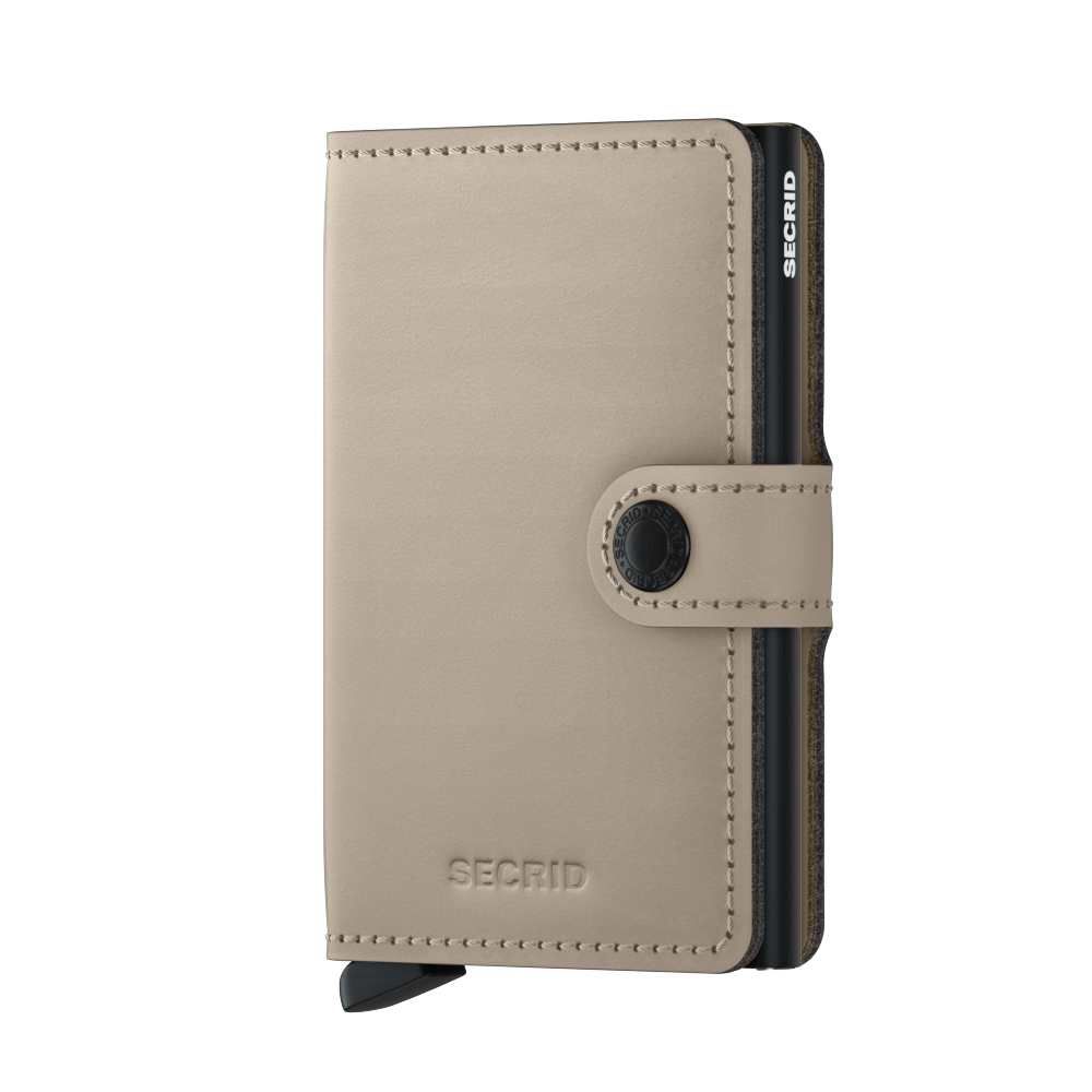 SECRID Miniwallet Matte - Slim RFID Blocking Leather Wallet for Men & Women | Perfect for Travel, Business & Everyday Use