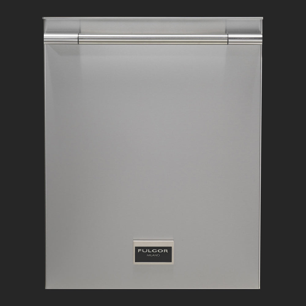 Fulgor Milano 24-inch Stainless Steel Dishwasher with Third Rack & Stainless Tub - Top Control, Energy Efficient (F6DWT24SS2) - Perfect for Modern Kitchens & Large Families