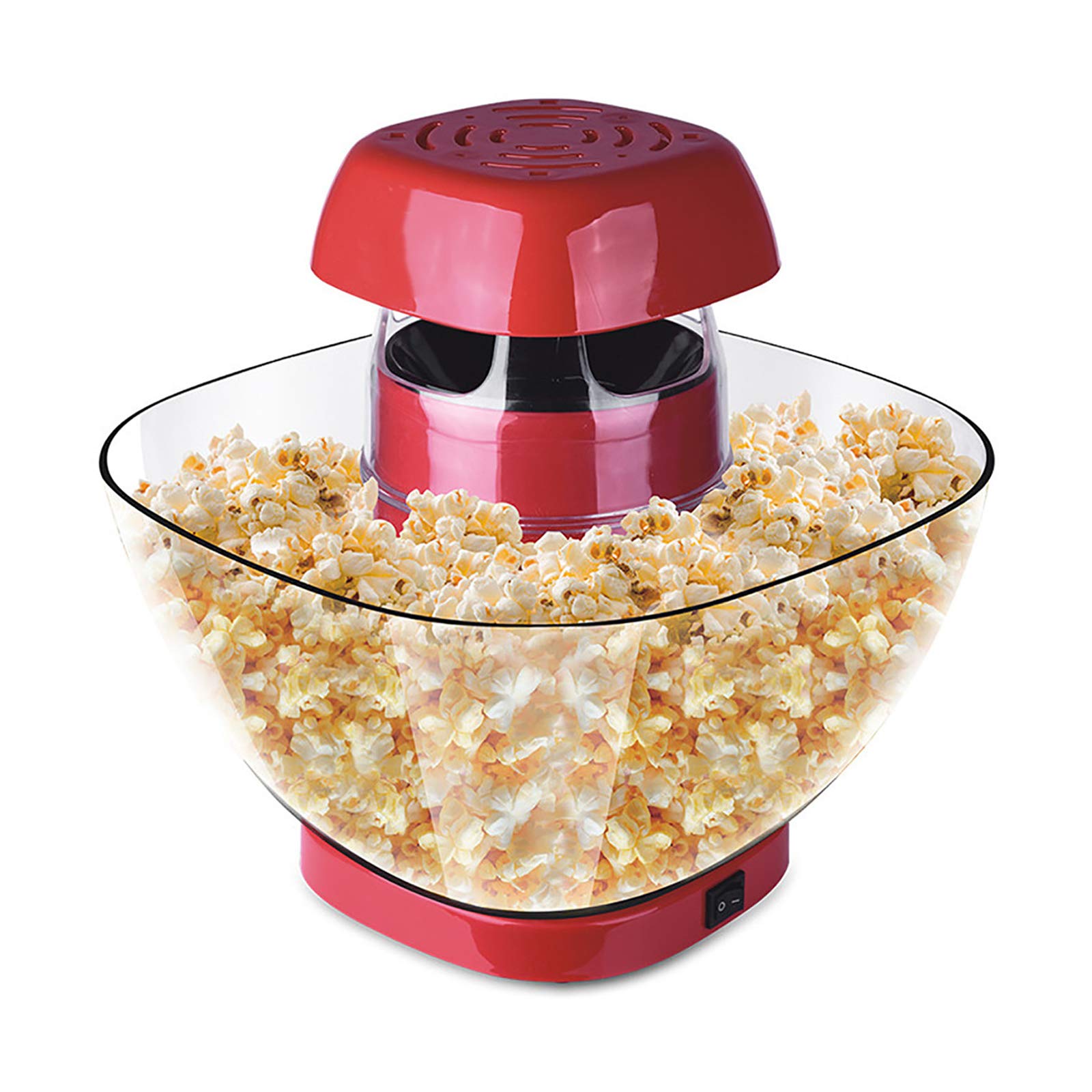 YEHEI Electric Popcorn Maker Machine - Hot Air Popper for Healthy Oil-Free Snacks, Perfect for Movie Nights, Family Gatherings & Home Parties - Great for Kids & Adults