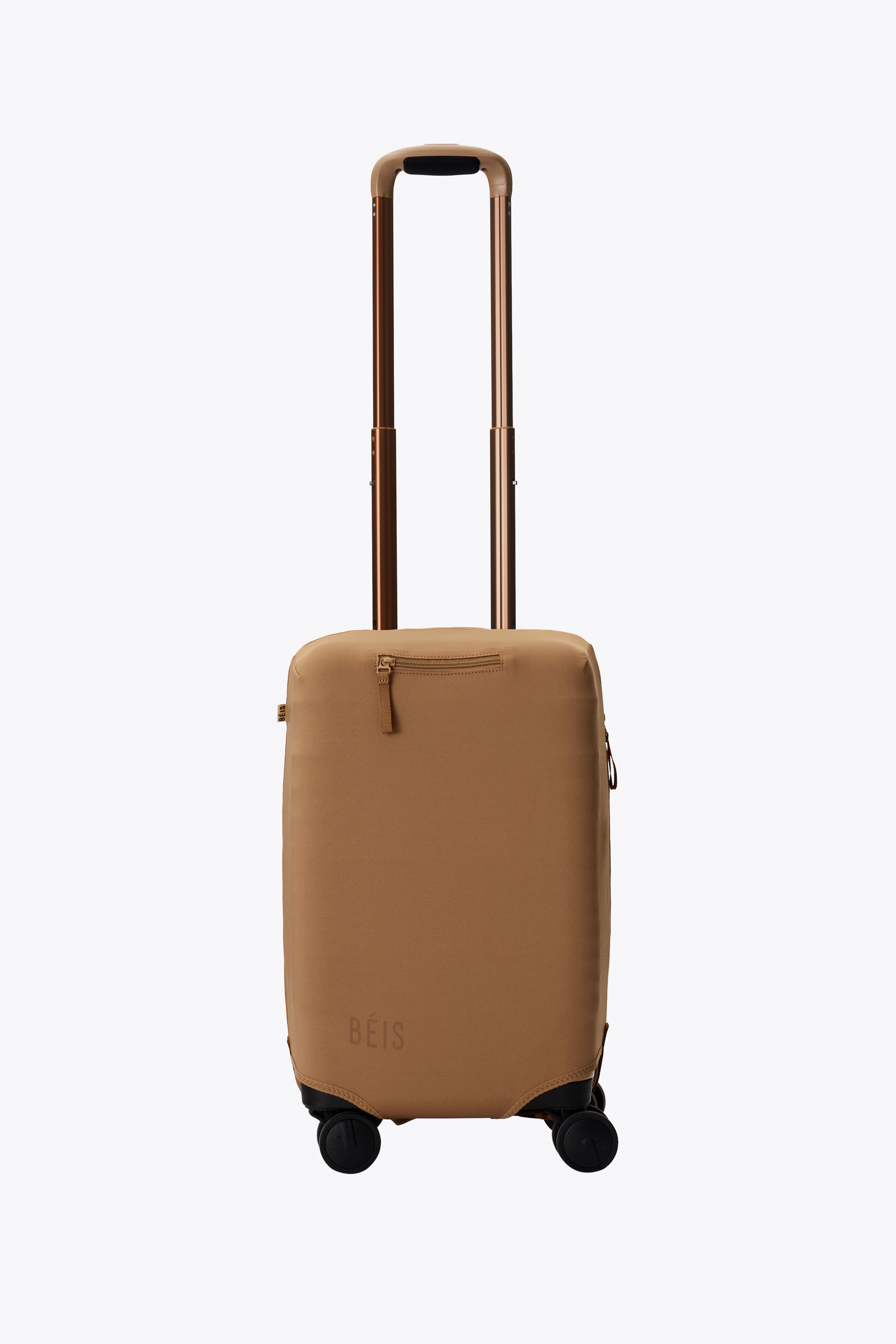 Premium Camel Small Carry-On Luggage Cover - Waterproof & Scratch-Resistant Travel Accessory for Airplanes, Trains & Weekend Getaways