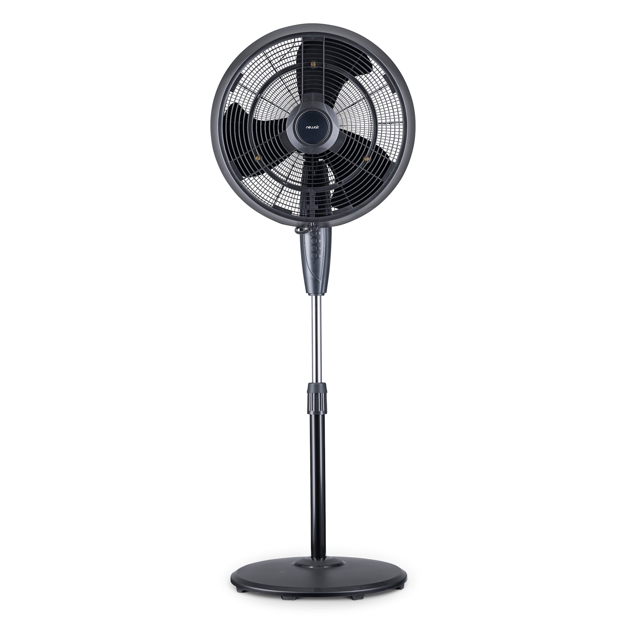 Newair® 1600 CFM High-Velocity Outdoor Misting Pedestal Fan - Powerful Cooling for Patio, Poolside & Backyard Gatherings