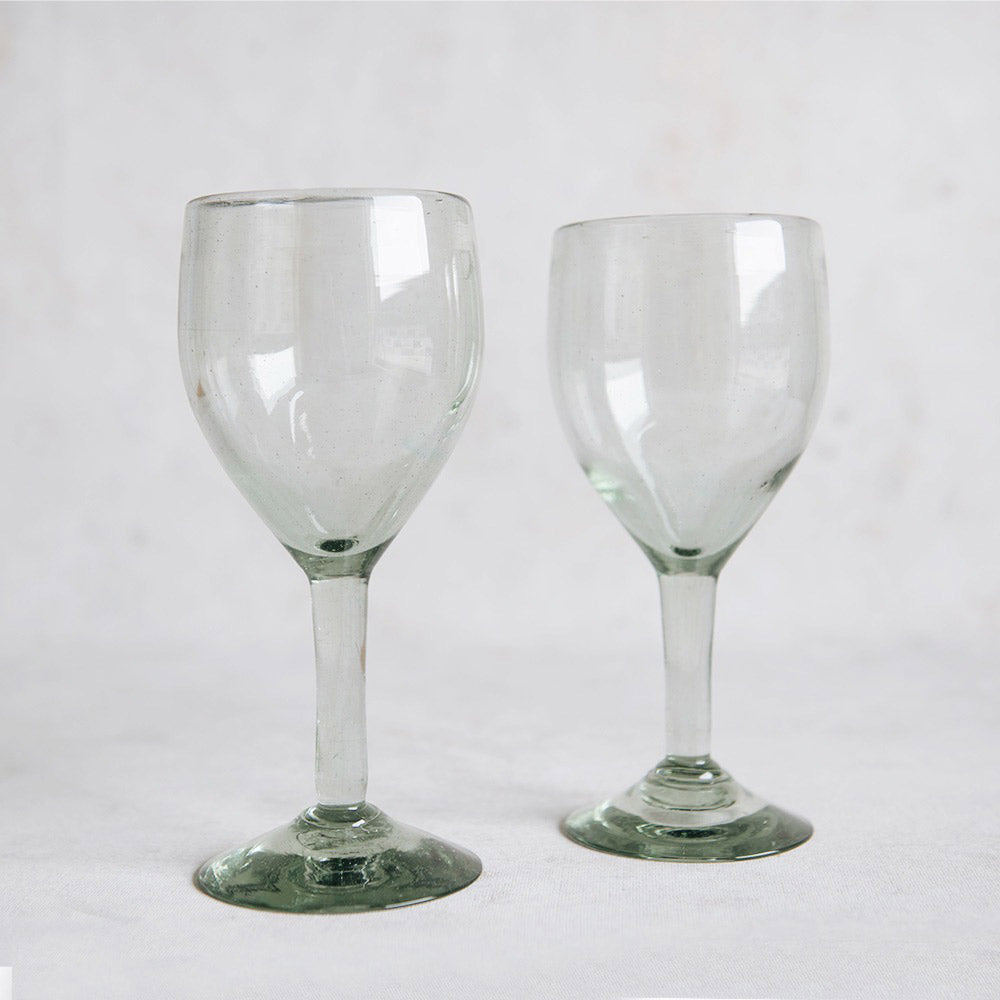 Handblown Wine Glass Set - Premium Crystal Clear Stemware for Red & White Wine - Elegant Glassware for Dinner Parties, Weddings & Special Occasions
