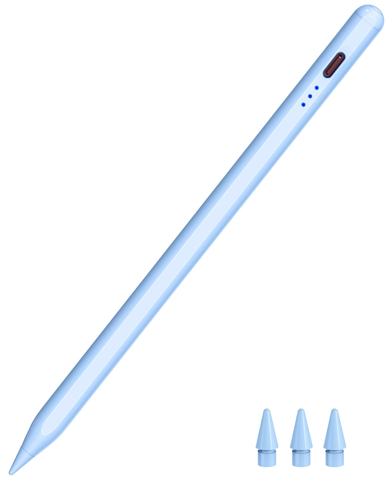 HATOKU 2nd Gen Stylus Pen for iPad (2018-2024) - 15 Min Fast Charge, Tilt & Palm Rejection - Compatible with iPad Air 3/4/5/M2, iPad Mini 5/6, iPad 6-10, iPad Pro 11