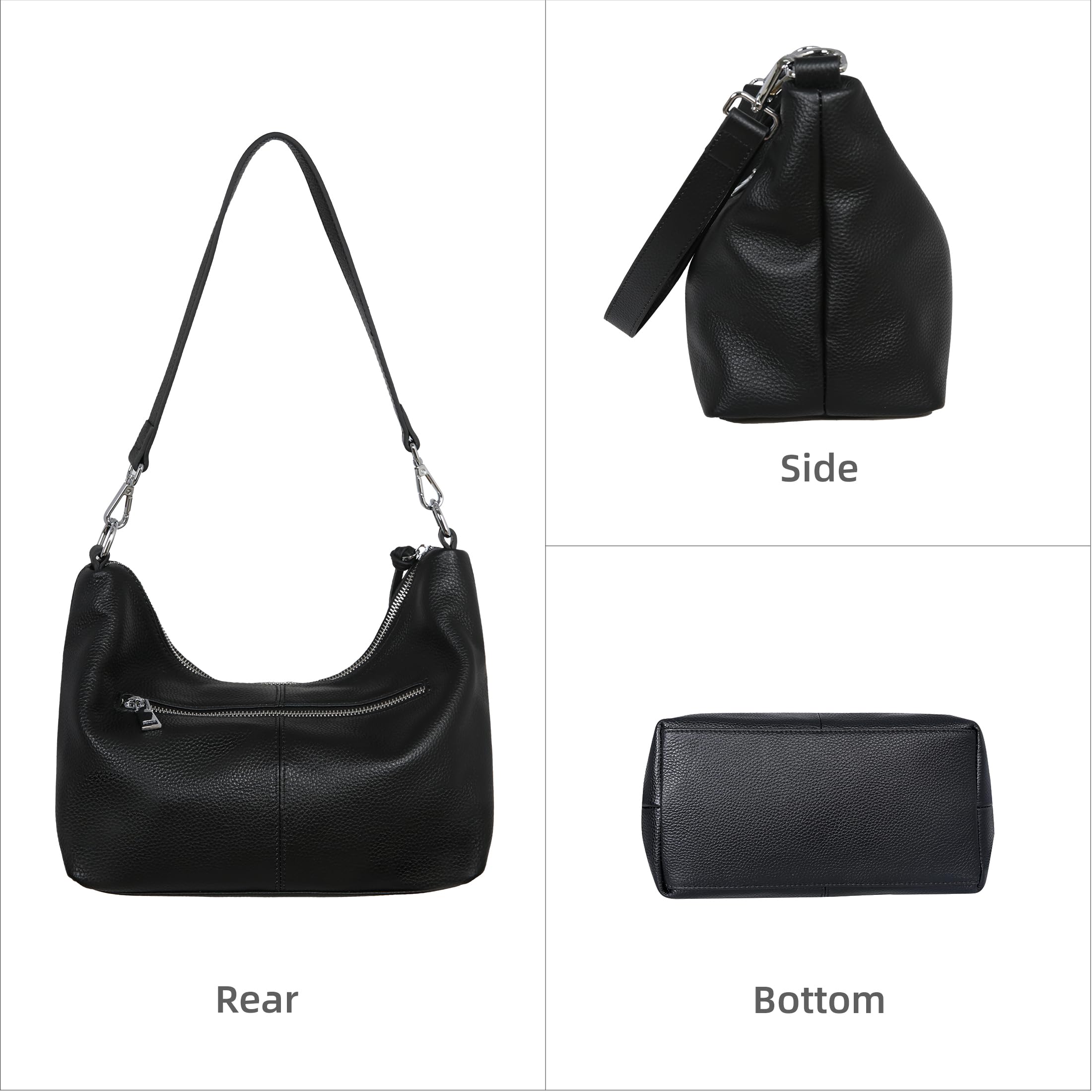 Premium ISWEE Genuine Leather Handbags for Women - Stylish Crossbody Purse, Designer Shoulder Bag & Small Tote - Perfect for Work, Travel & Everyday Use