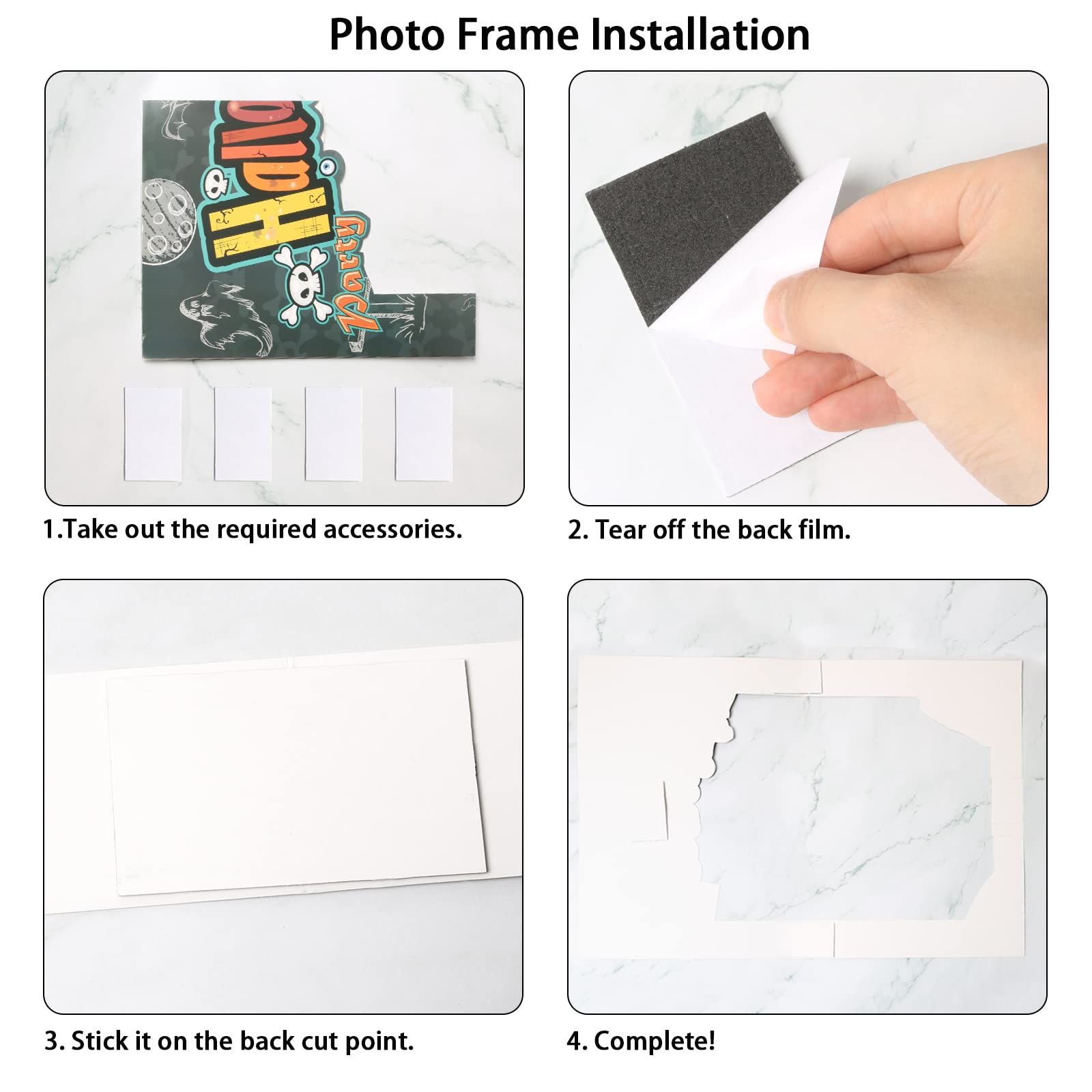 22PCS Halloween Photo Booth Props Set - Fun Selfie Frame & Party Decorations for Halloween Celebrations | Perfect for Costume Parties, Trick or Treat Events & Spooky Social Media Photos