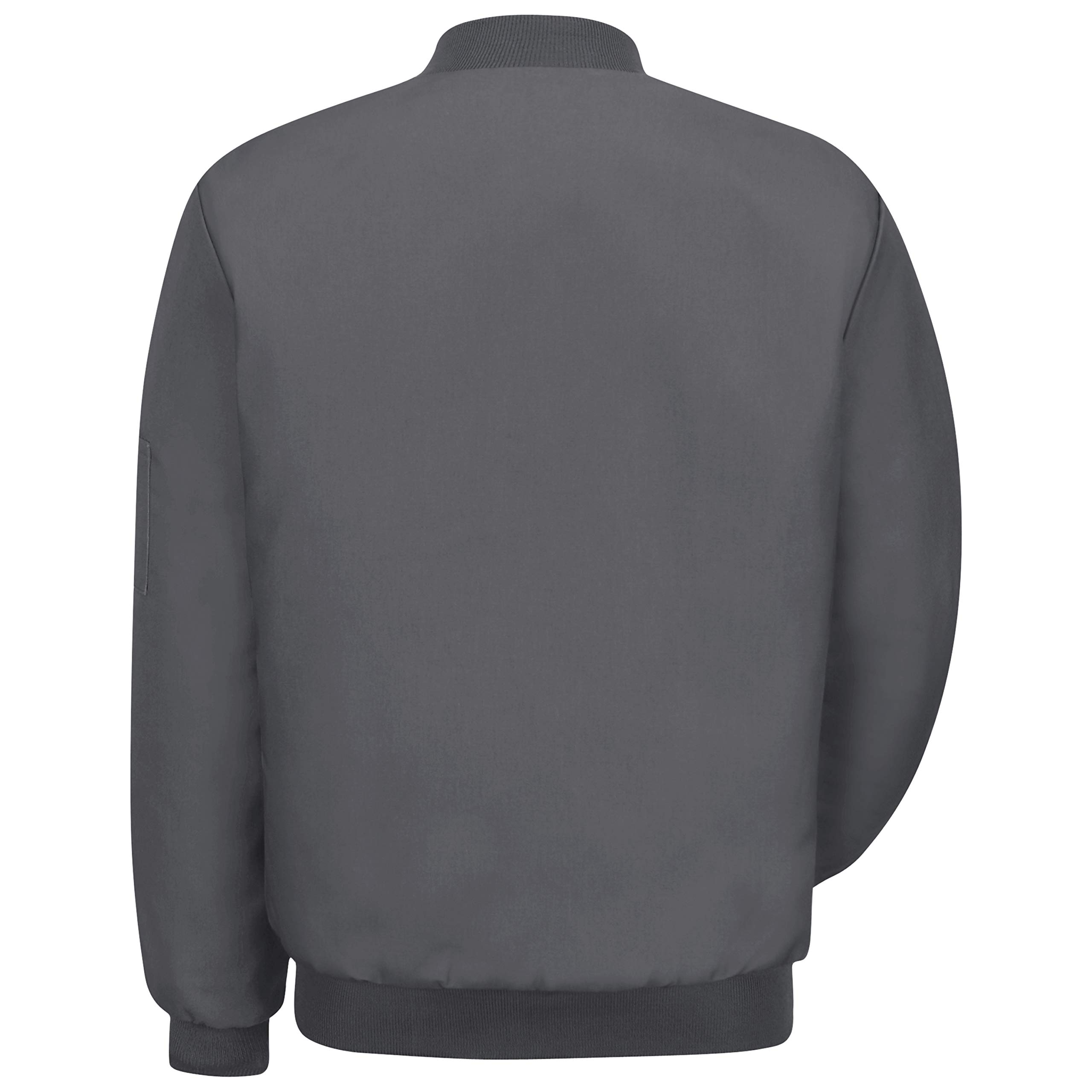 Red Kap Men's Solid Team Jacket - Durable Workwear for Construction & Outdoor Activities | Comfortable Fleece Lined for Cold Weather