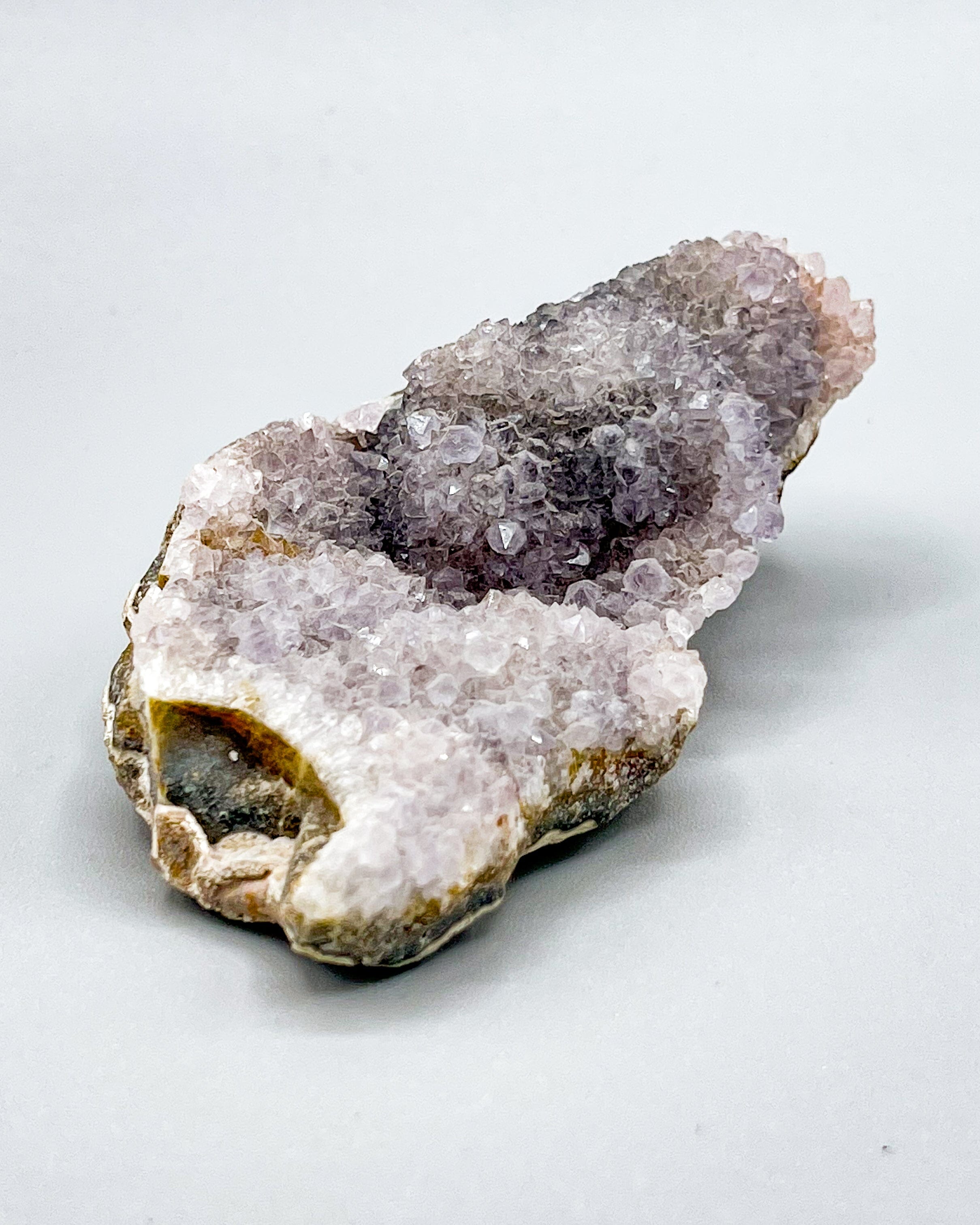 Natural Dark Amethyst Crystal Cluster - Raw Healing Stone Specimen for Meditation, Energy Work & Home Decor (3-4 Inch)