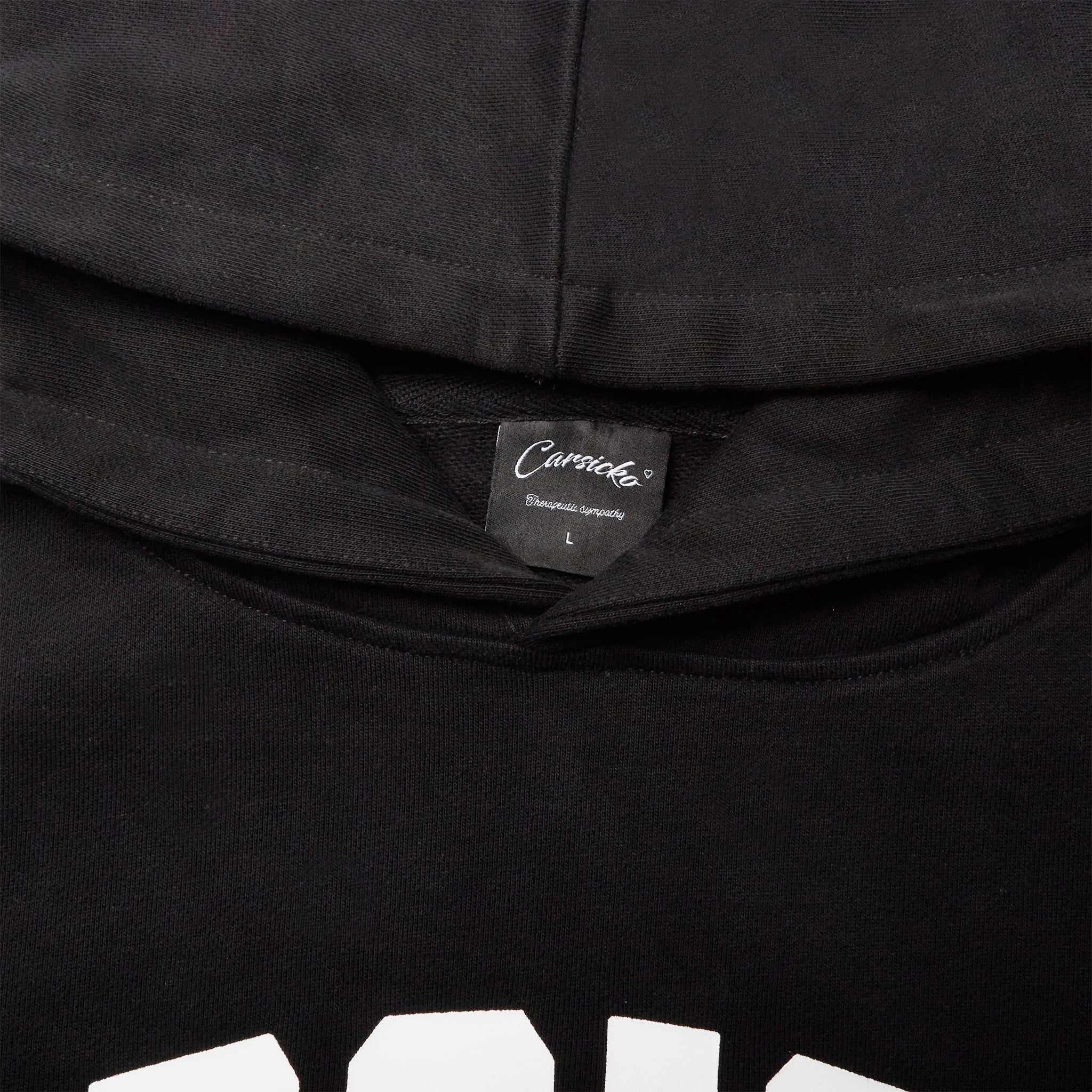 Carsicko London Black Hoodie for Men & Women - Stylish Streetwear Pullover for Urban Fashion & Casual Wear