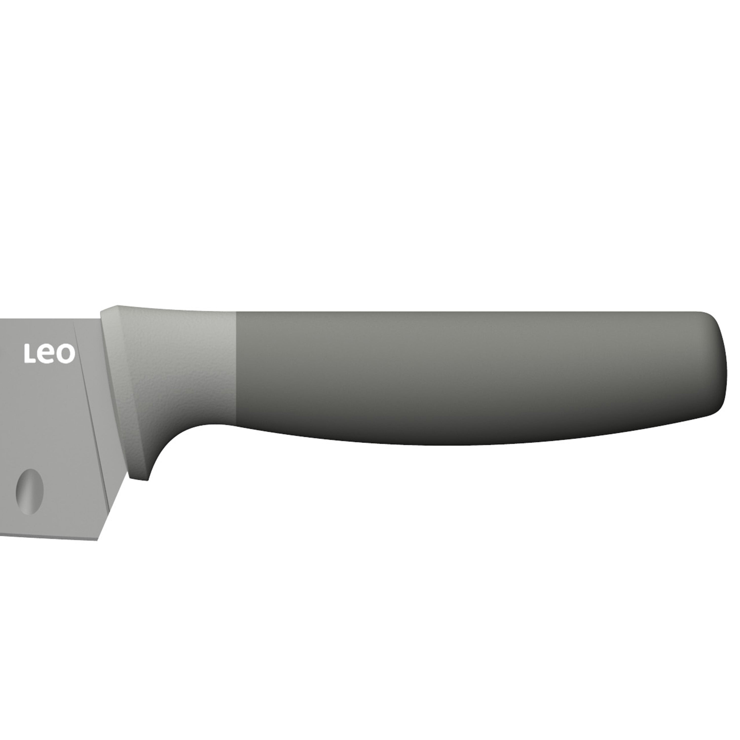 BergHOFF Balance Eco-Friendly Nonstick Santoku Knife 6.75 Inch - Recycled Stainless Steel Blade - Professional Kitchen Knife for Slicing, Dicing & Chopping Vegetables, Fruits & Meat - Perfect for Home Chefs & Cooking Enthusiasts