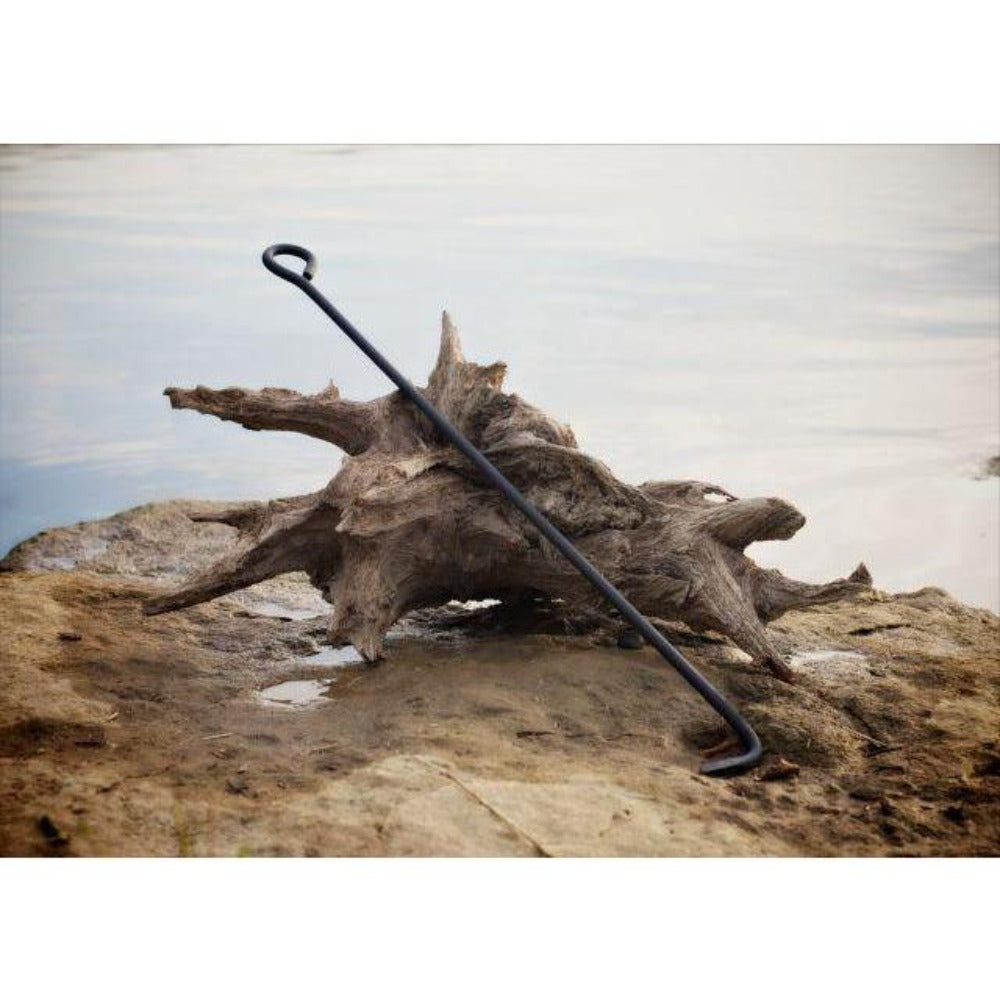 Amish Handcrafted Fire Pit Tools Set - Heavy Duty Fireplace Poker, Shovel & Brush for Outdoor Camping, Backyard & Patio Use