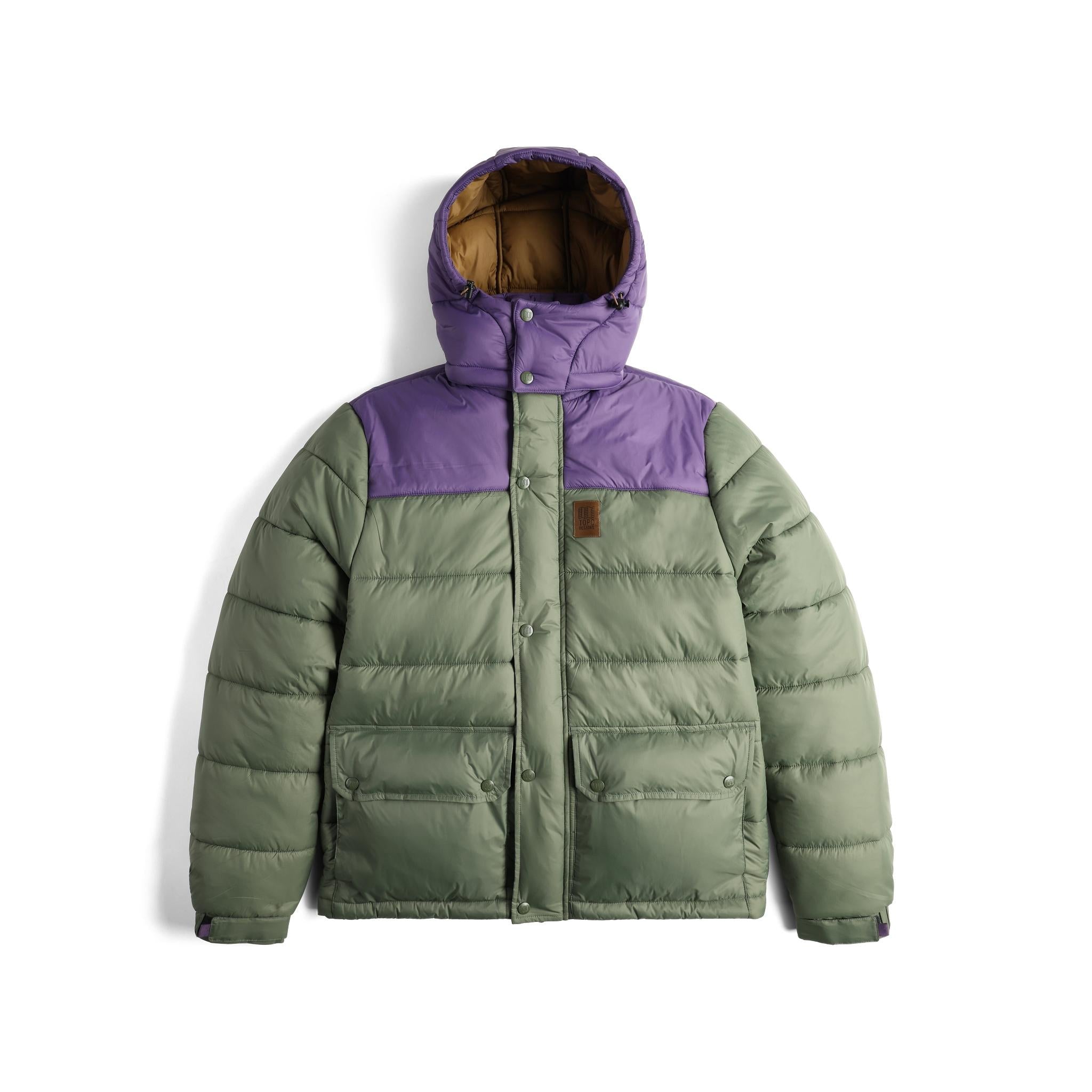 Retro Ridge Puffer Jacket for Men - Vintage Style Winter Coat, Lightweight Warm Quilted Outerwear - Perfect for Skiing, Hiking & Cold Weather Activities (Final Sale)