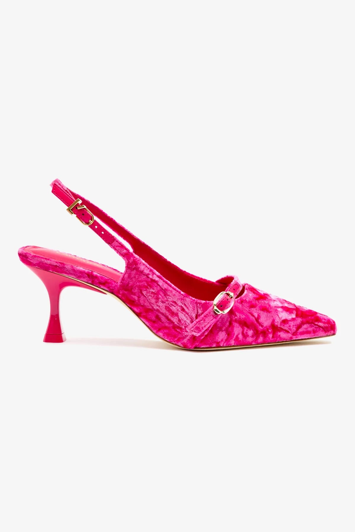 Ines Pump Women's Shoes - Pink Velvet Heels for Women, Comfortable & Stylish, Perfect for Weddings, Parties & Office Wear