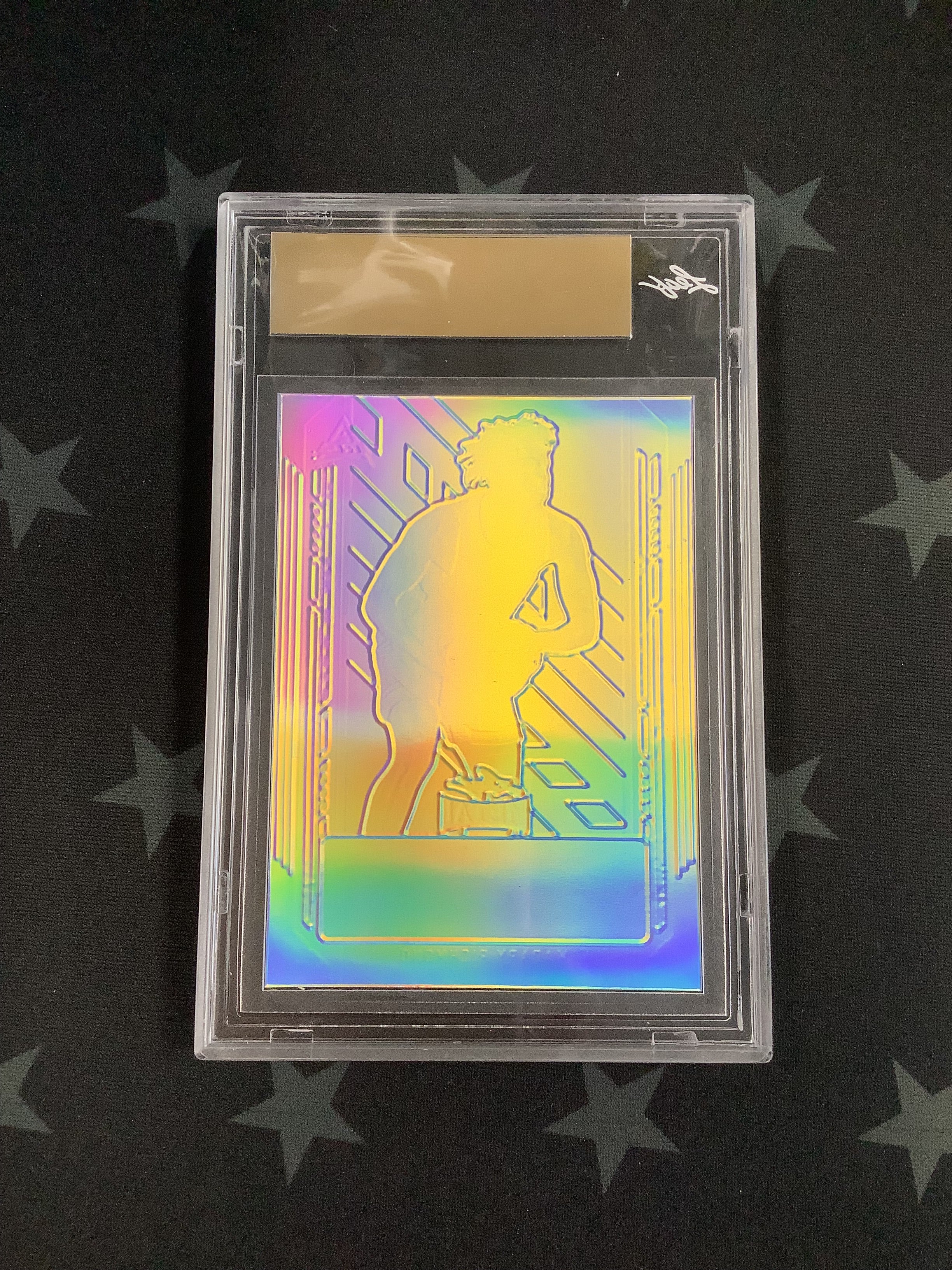 2021-22 Panini Leaf Metal Basketball Autographed Pre-Production Proof Prismatic Red Kadary Richmond 1/1 - Rare Collectible for NBA Fans & Sports Memorabilia Enthusiasts