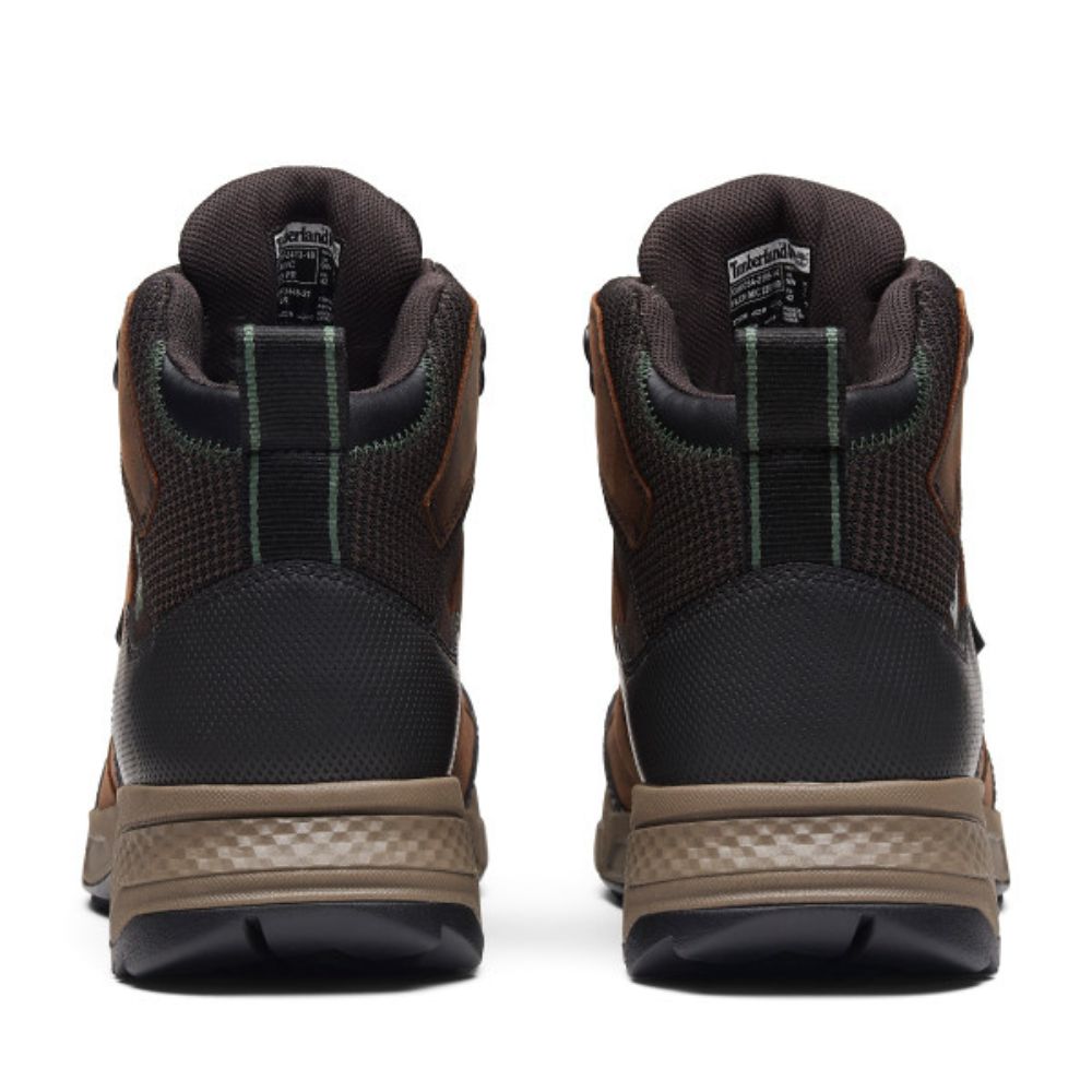 Timberland PRO Switchback LT Men's Waterproof Steel Toe Work Boots - Brown TB0A61T7214 | Durable Safety Shoes for Construction, Warehouse & Outdoor Work