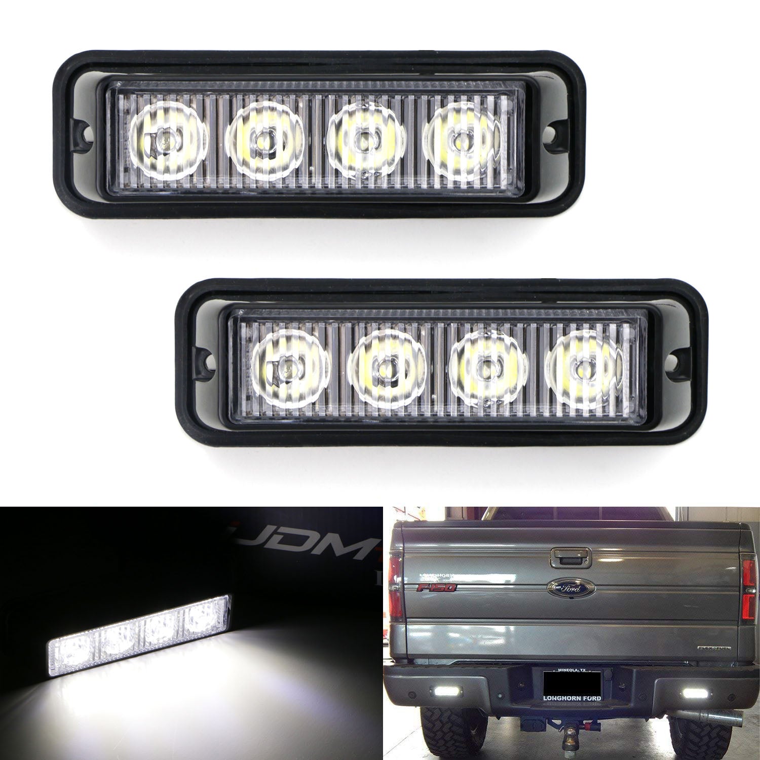 20W Mini LED Light Bar - Waterproof Off-Road Backup & Reverse Lights for Trucks, Jeeps, ATVs - Perfect for Night Driving, Camping & Outdoor Adventures