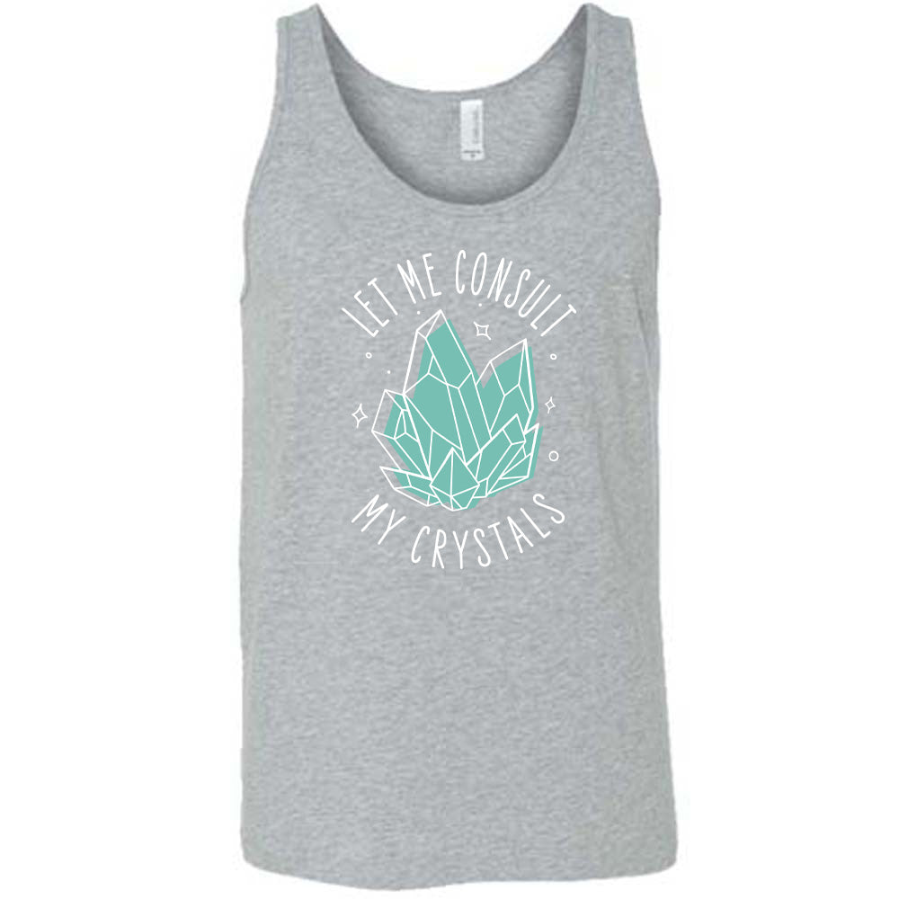 Unisex Let Me Consult My Crystals T-Shirt - Funny Spiritual Crystal Healing Tee for Yoga, Meditation & Witchy Vibes