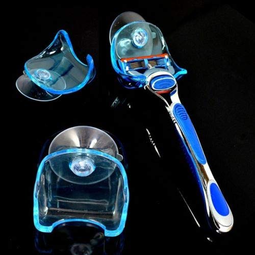 Strong Suction Razor & Toothbrush Holder - Bathroom Organizer for Shaving