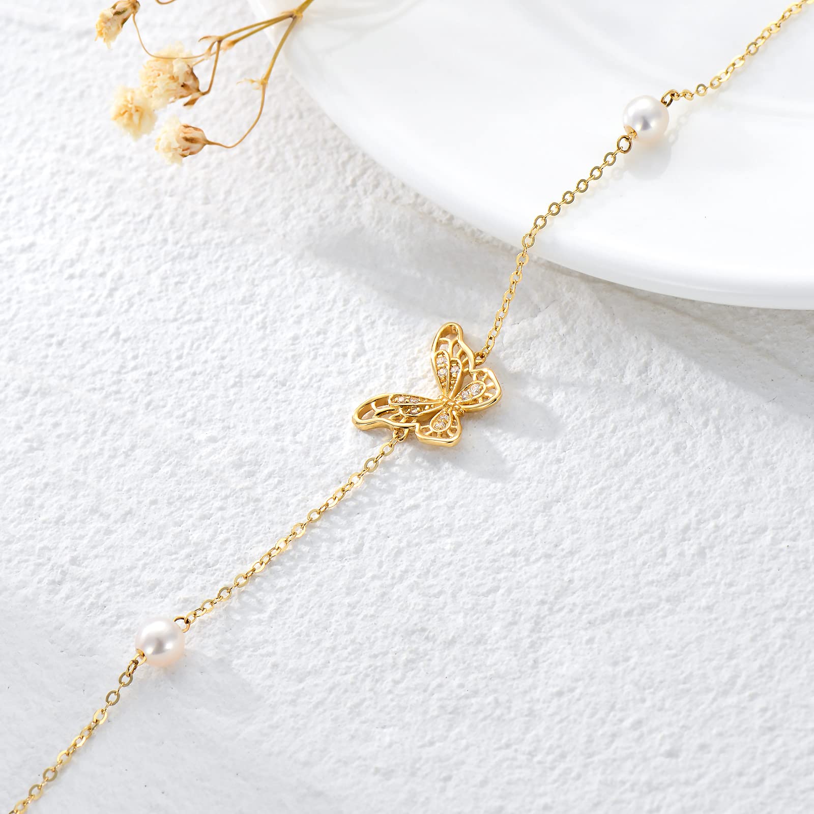 14K Solid Gold Bracelets for Women - 7 Stylish Real Gold Chain Bracelets for Girls & Women | Perfect for Gifts, Anniversaries & Everyday Elegance