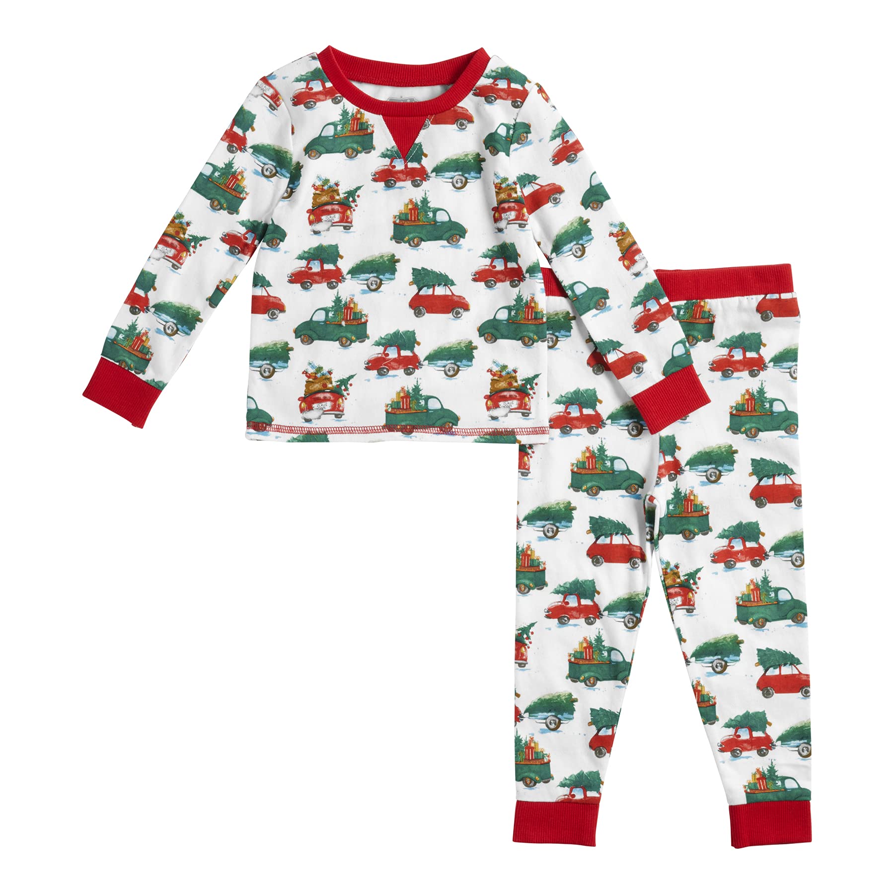 Adorable Mud Pie Baby Boys' Christmas Tree Pajamas - Soft Holiday Sleepwear for Toddlers & Infants - Perfect for Christmas Morning Photos & Cozy Winter Nights