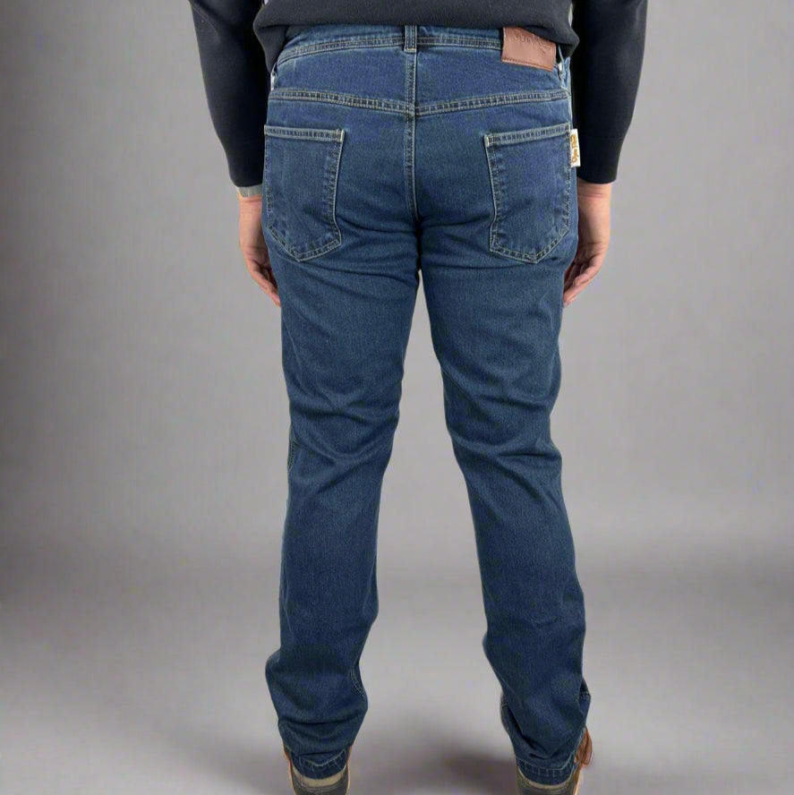 Men's Classic Armored Jeans - Durable Motorcycle Riding Pants for Safety & Comfort - Perfect for Bikers, Commuters & Outdoor Adventures