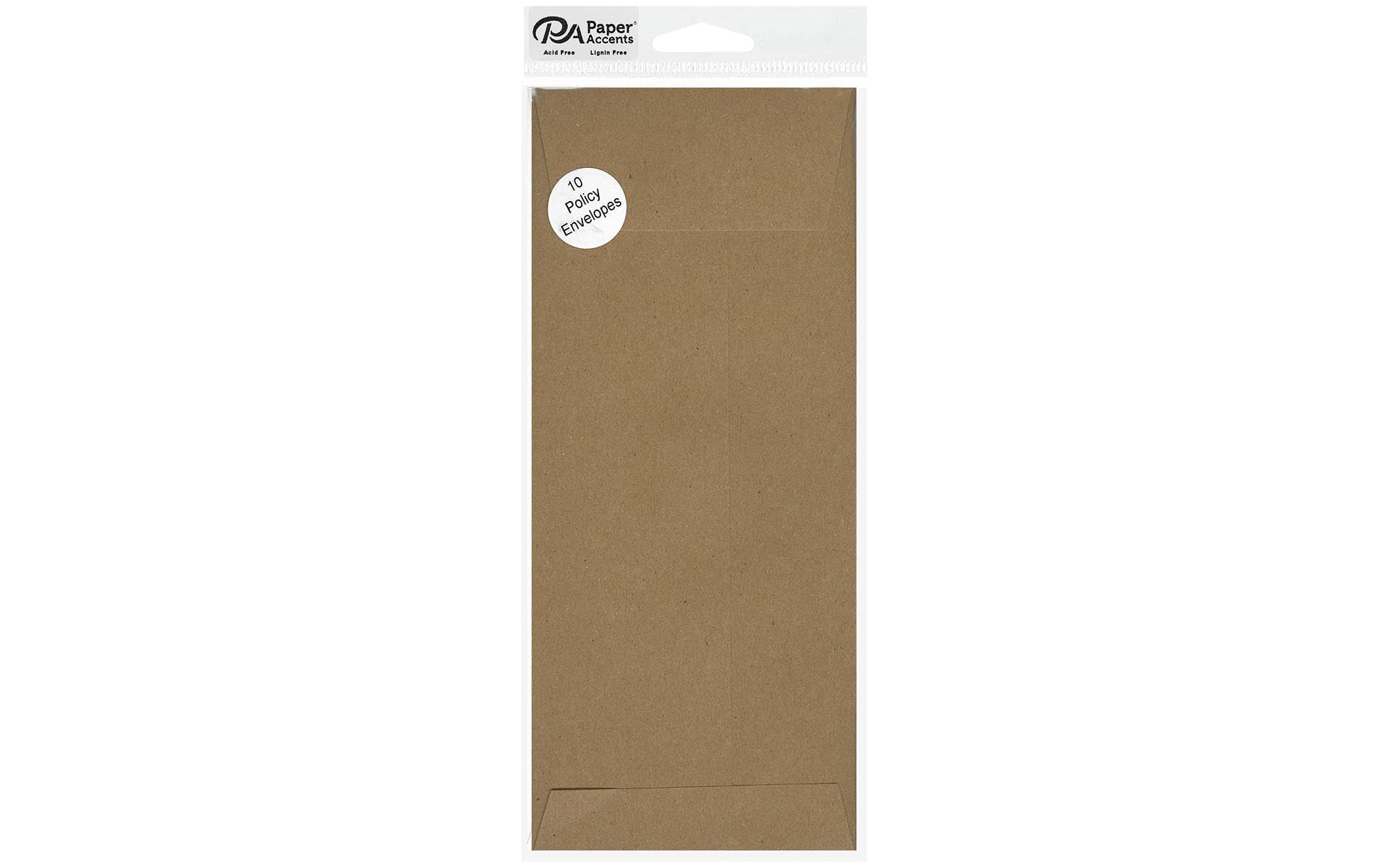 10-Pack #10 Brown Envelopes - Eco-Friendly Kraft Paper Mailing Envelopes for Business, Office & Legal Documents | Perfect for Mailing, Organizing & Office Supplies