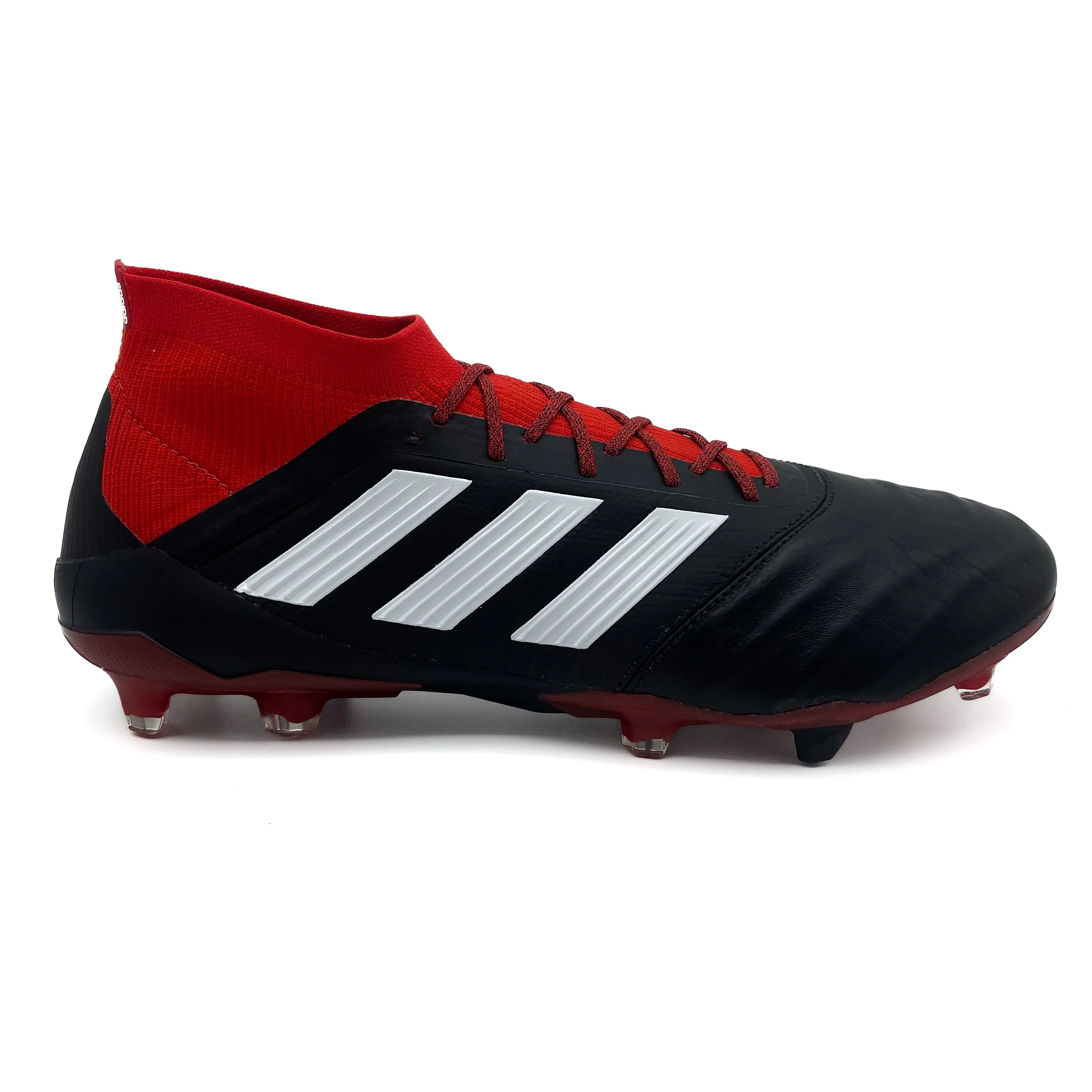Adidas Predator 18.1 FG Leather Soccer Cleats - Men's Firm Ground Football Boots for Enhanced Control & Grip - Perfect for Competitive Matches & Training Sessions