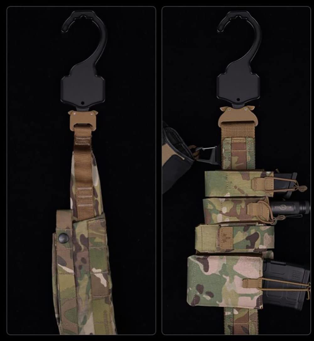Tactical Belt Hanger & Closet Organizer - Premium Belt Storage for Men & Women | Quick Release Buckle Belt Holder | Perfect for Closet, Bedroom & Travel Organization