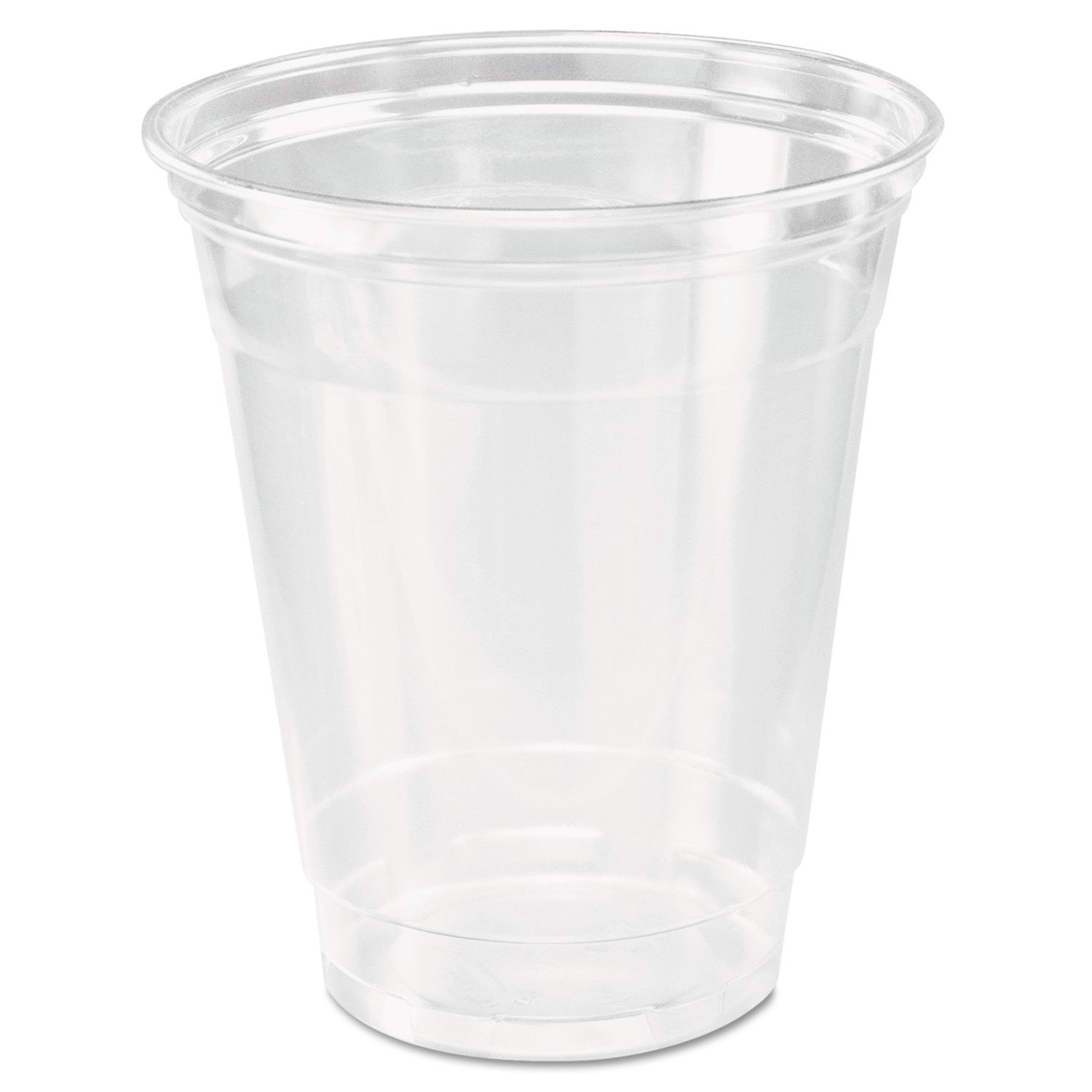 Solo TP12CT Ultra Clear PET Plastic Cups, 12-14 Oz Squat Design, 50 Cups per Bag (1000 Cups per Carton) - Perfect for Parties, Picnics, and Office Beverages