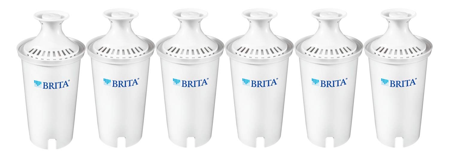 Brita XL 10-Cup Water Filter Dispenser with Standard Replacement Filters - BPA-Free, Black - Perfect for Home, Office & Refrigerator Use