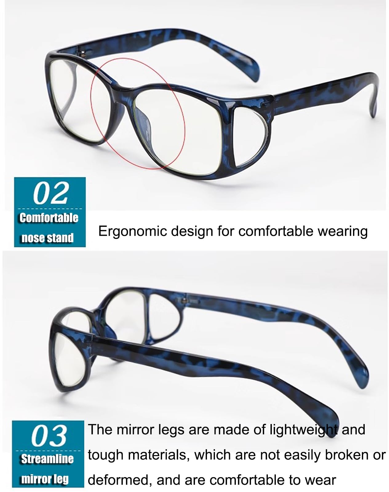 Lead Apron Radiation Resistant - 0.5mm & 0.75mm Pb Protection - Lead Glasses for Hospital Radiology & Dental X-ray Safety - Essential for Medical Professionals & Patients
